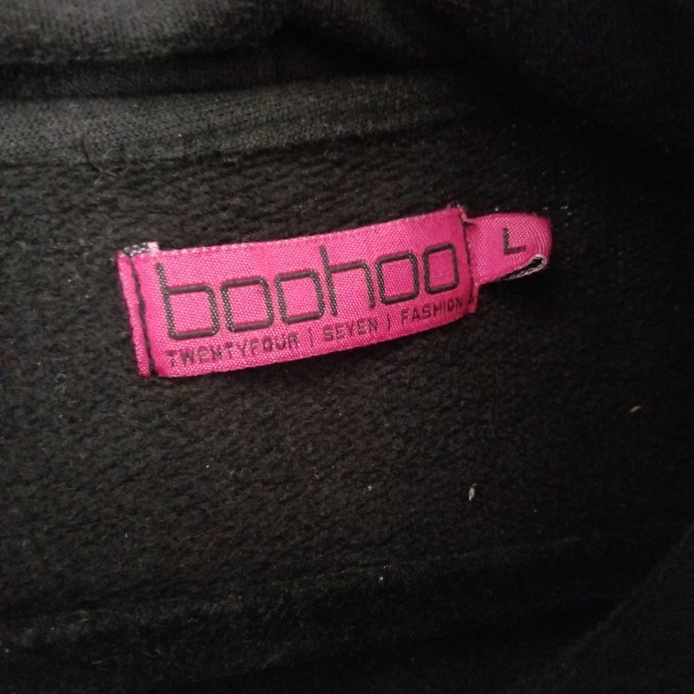 Boohoo Megan Cropped Overhead Hoodie - Picture 4 of 4